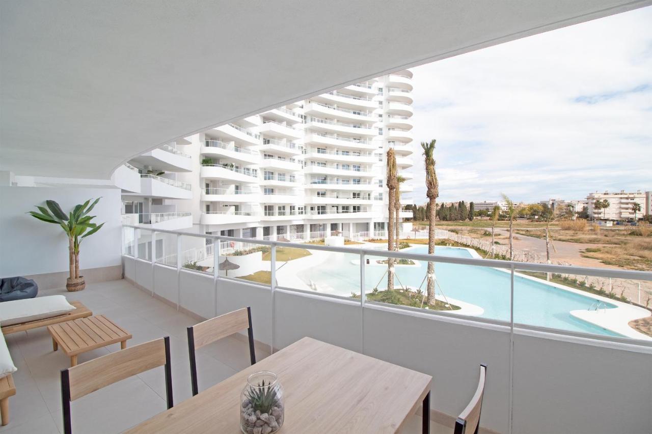 Global Properties, Apartamento Con Terraza Y Vistas A La Piscina En Gran Canet كانيت ذي بيرينغير المظهر الخارجي الصورة