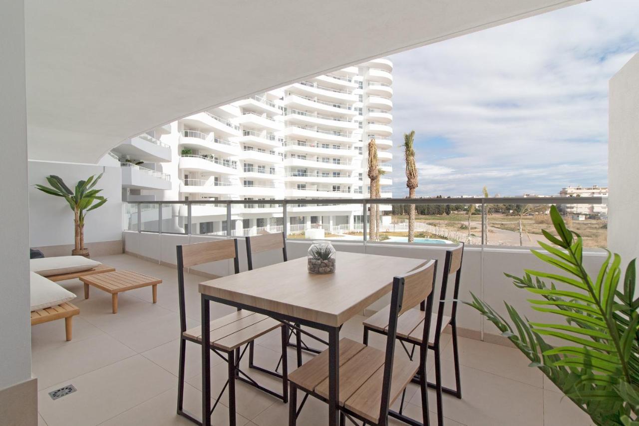 Global Properties, Apartamento Con Terraza Y Vistas A La Piscina En Gran Canet كانيت ذي بيرينغير المظهر الخارجي الصورة